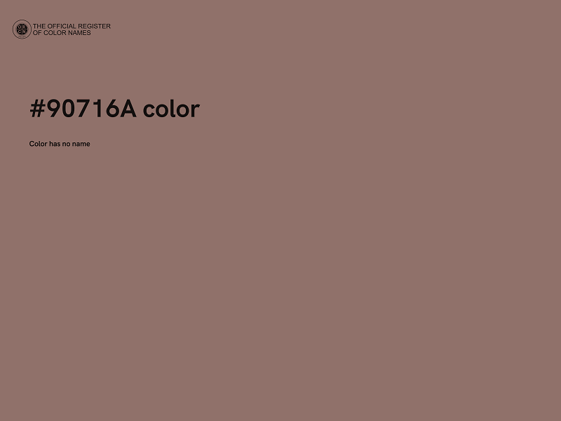 #90716A color image