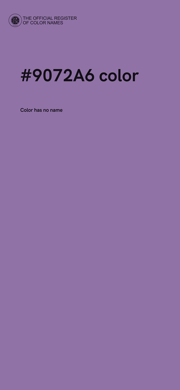 #9072A6 color image