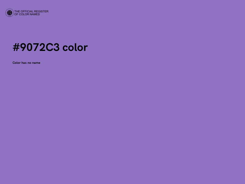 #9072C3 color image