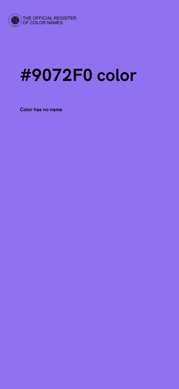 #9072F0 color image