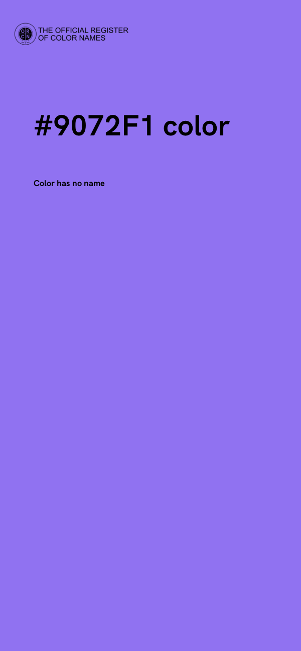 #9072F1 color image
