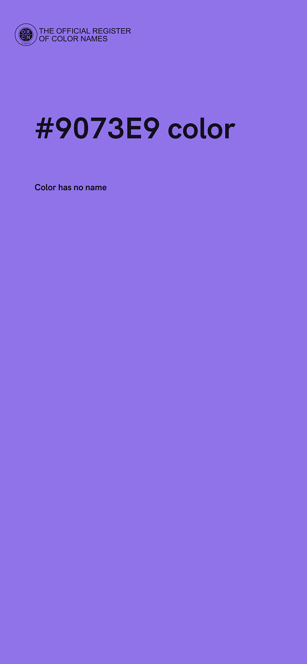 #9073E9 color image