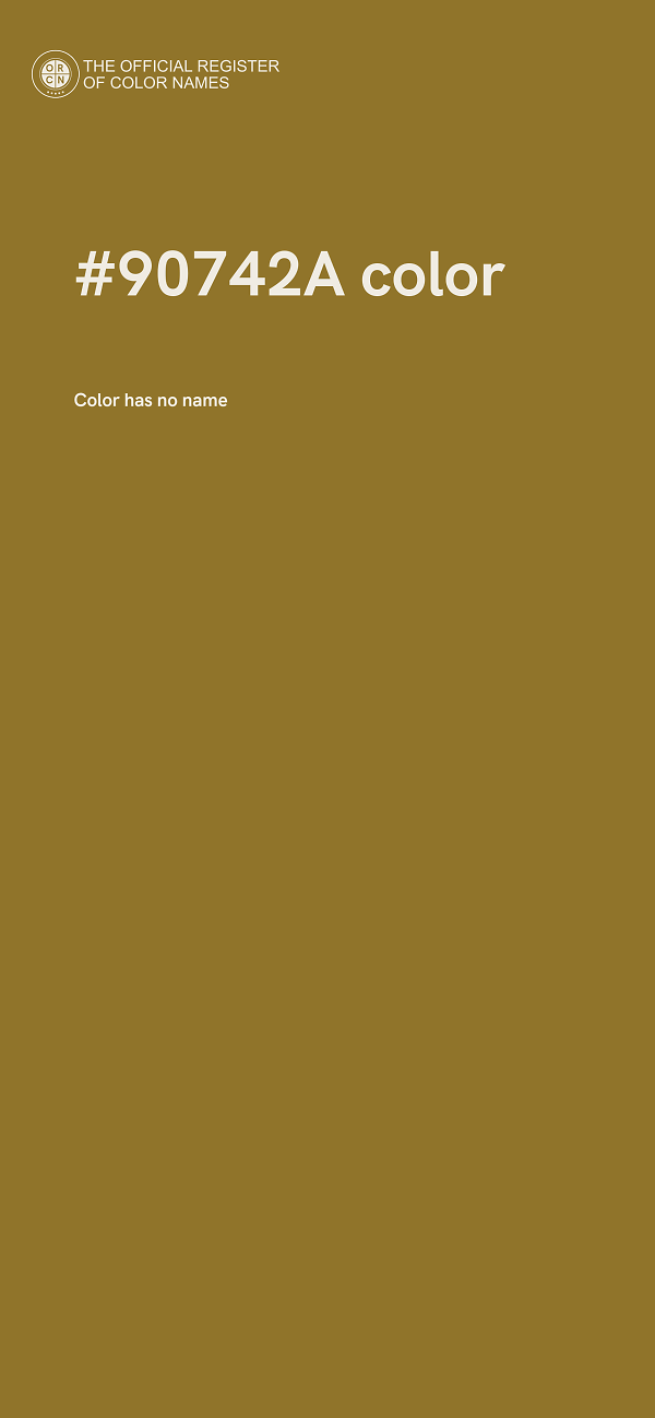 #90742A color image