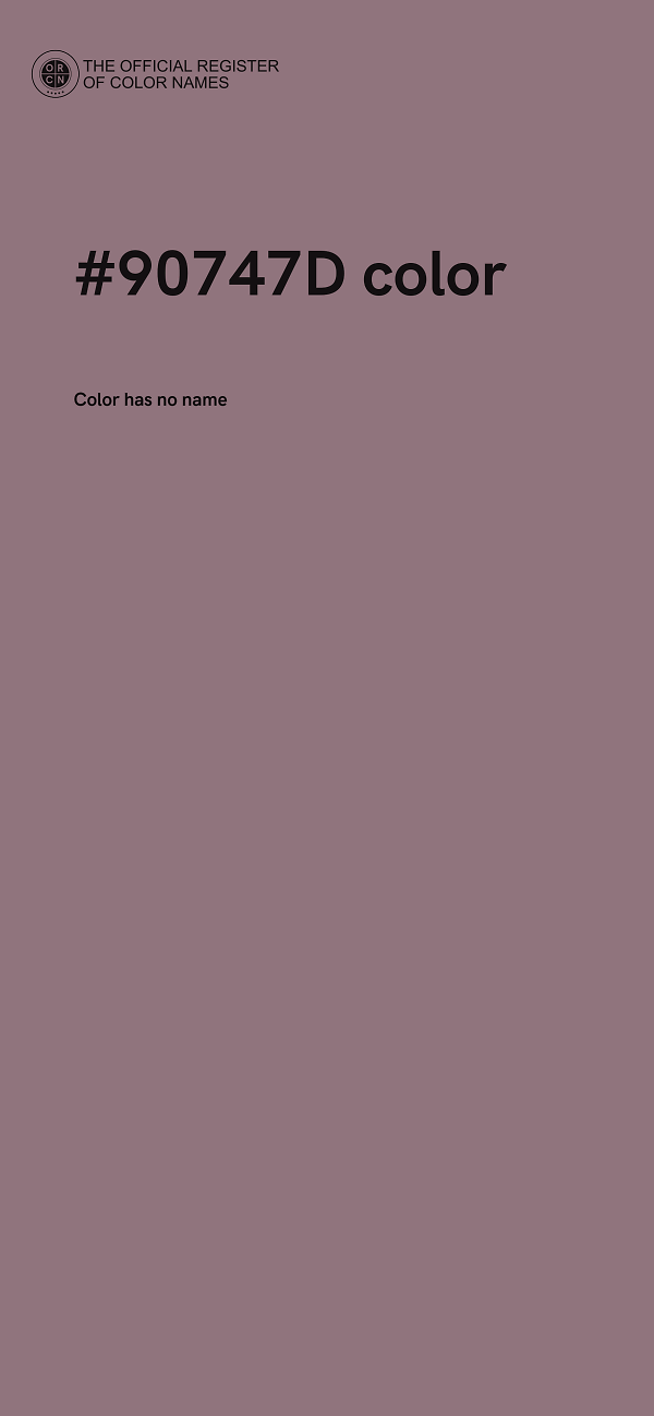 #90747D color image