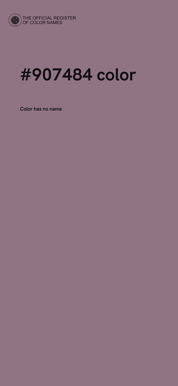 #907484 color image