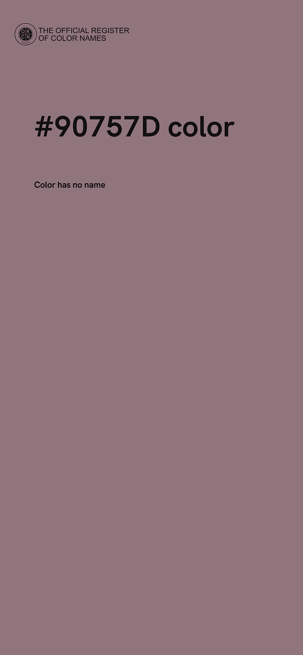 #90757D color image