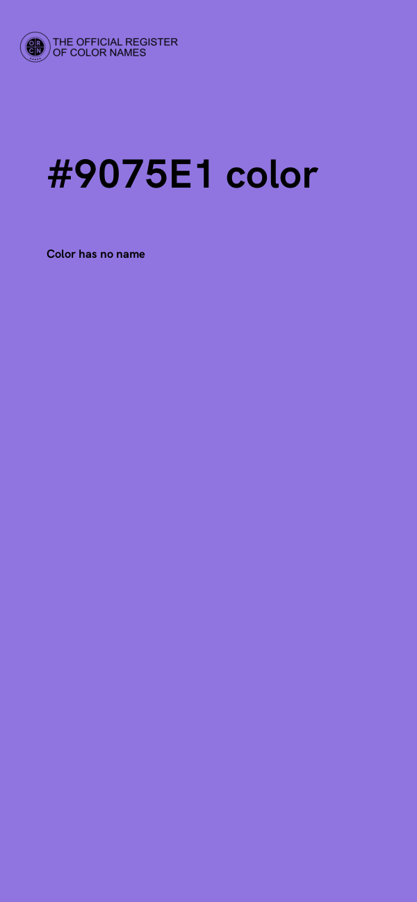 #9075E1 color image