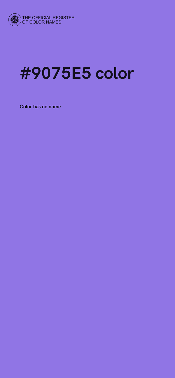 #9075E5 color image
