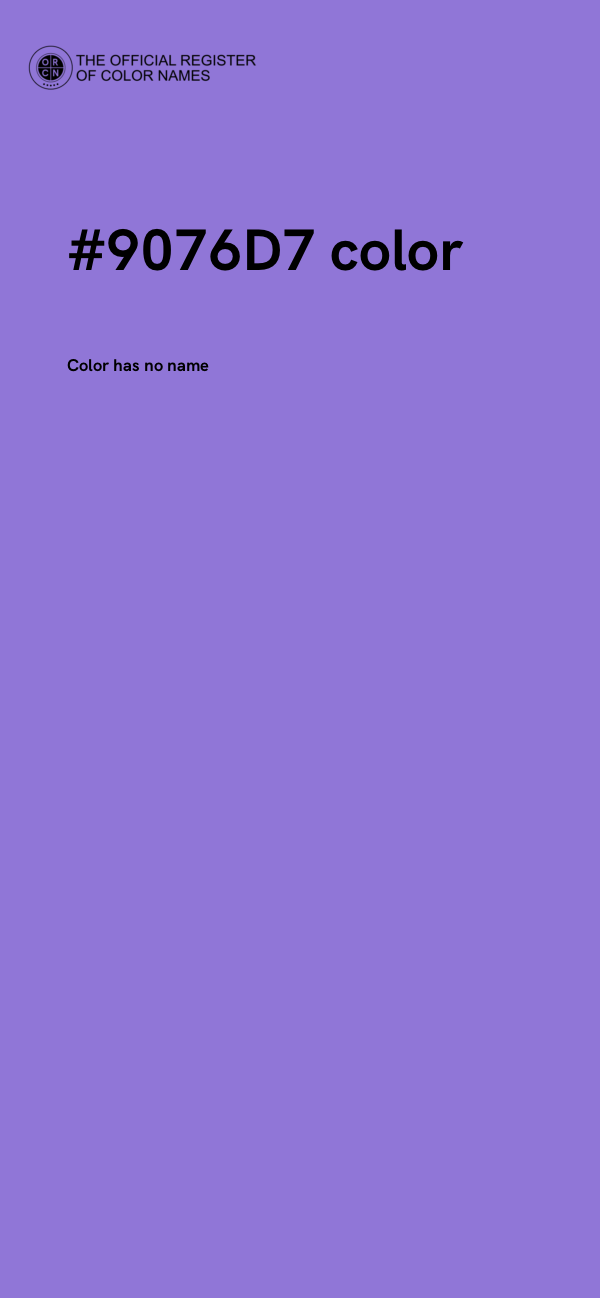 #9076D7 color image
