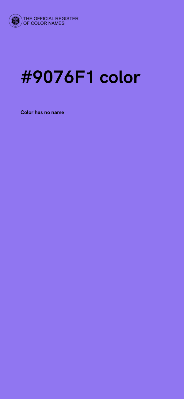 #9076F1 color image