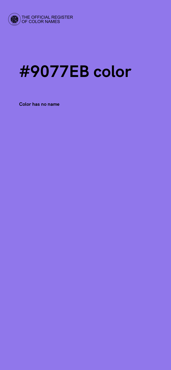 #9077EB color image