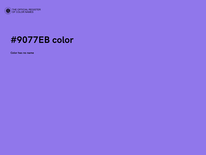 #9077EB color image