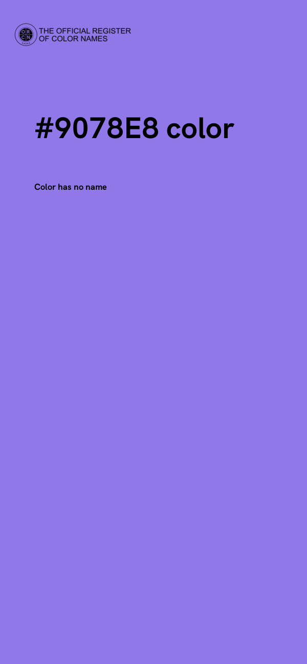 #9078E8 color image