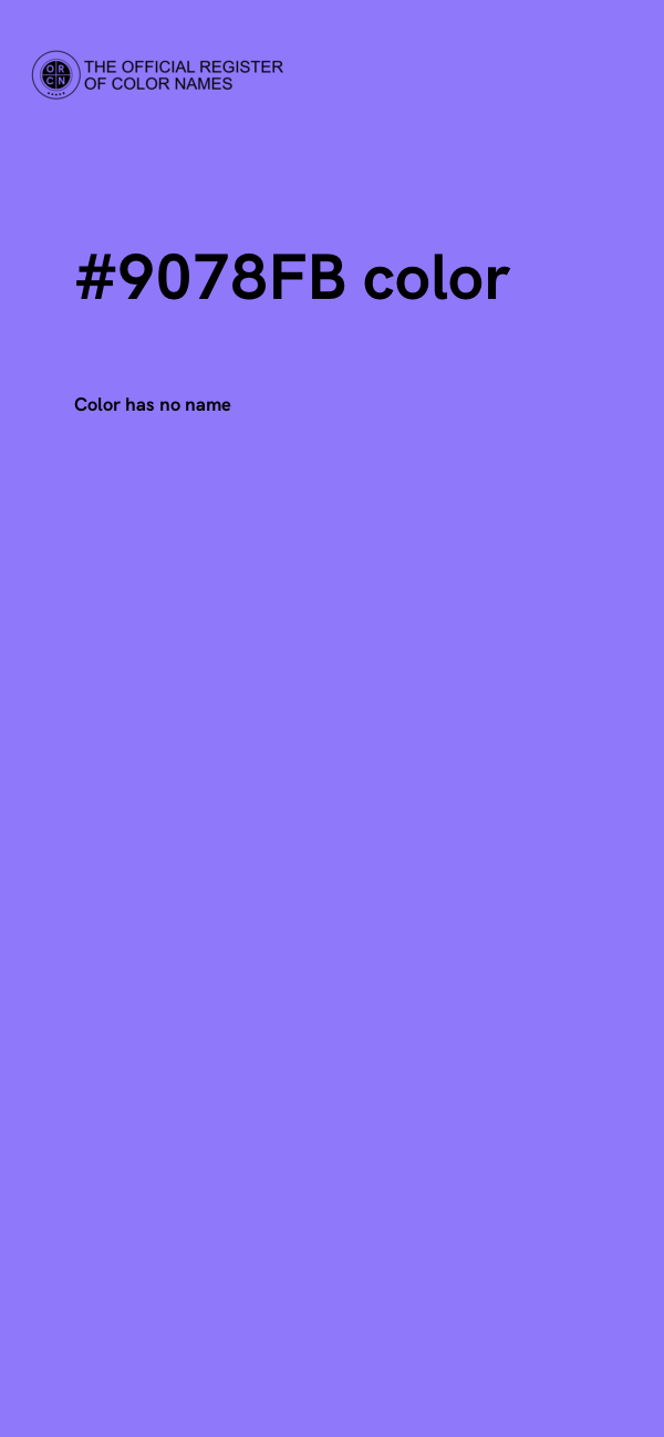 #9078FB color image