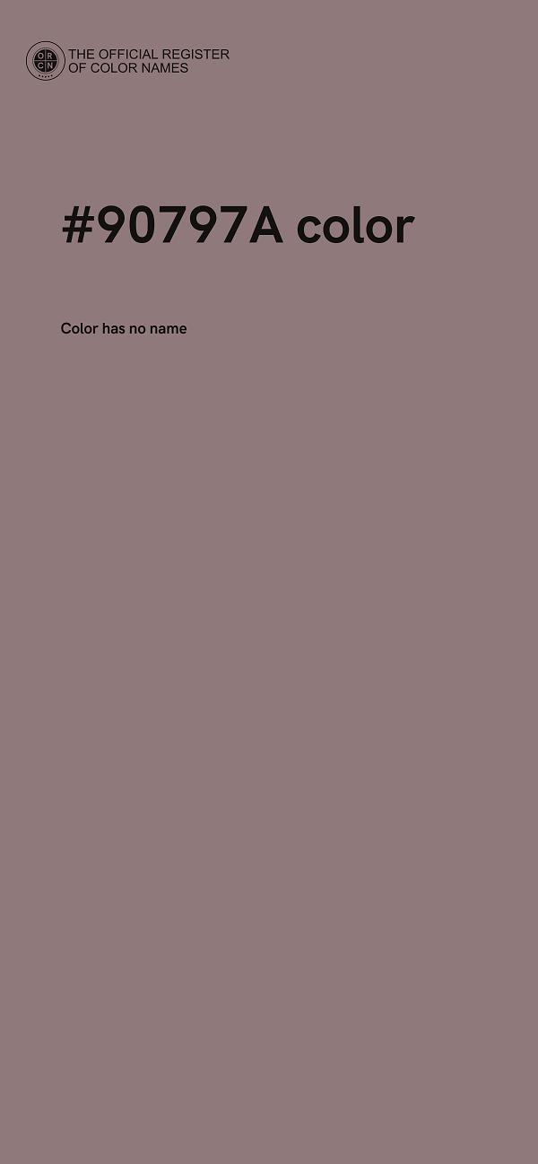 #90797A color image