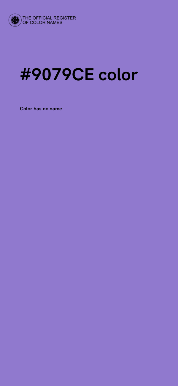 #9079CE color image