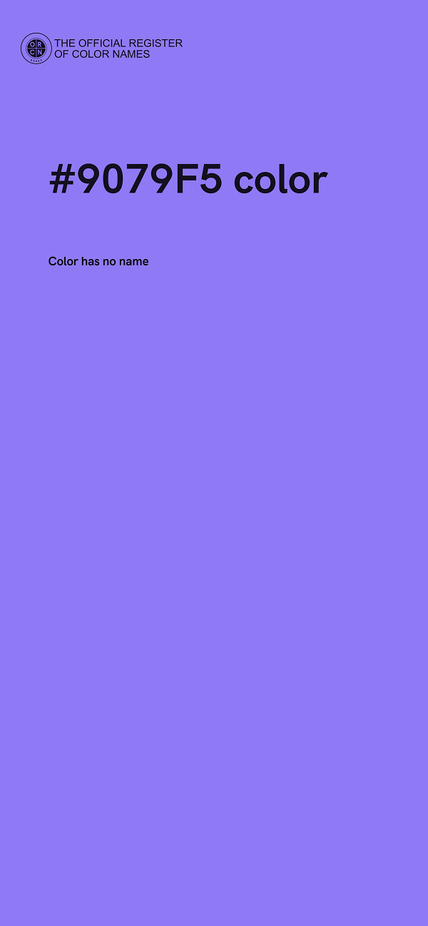 #9079F5 color image