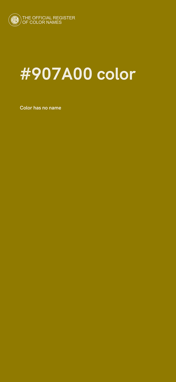 #907A00 color image