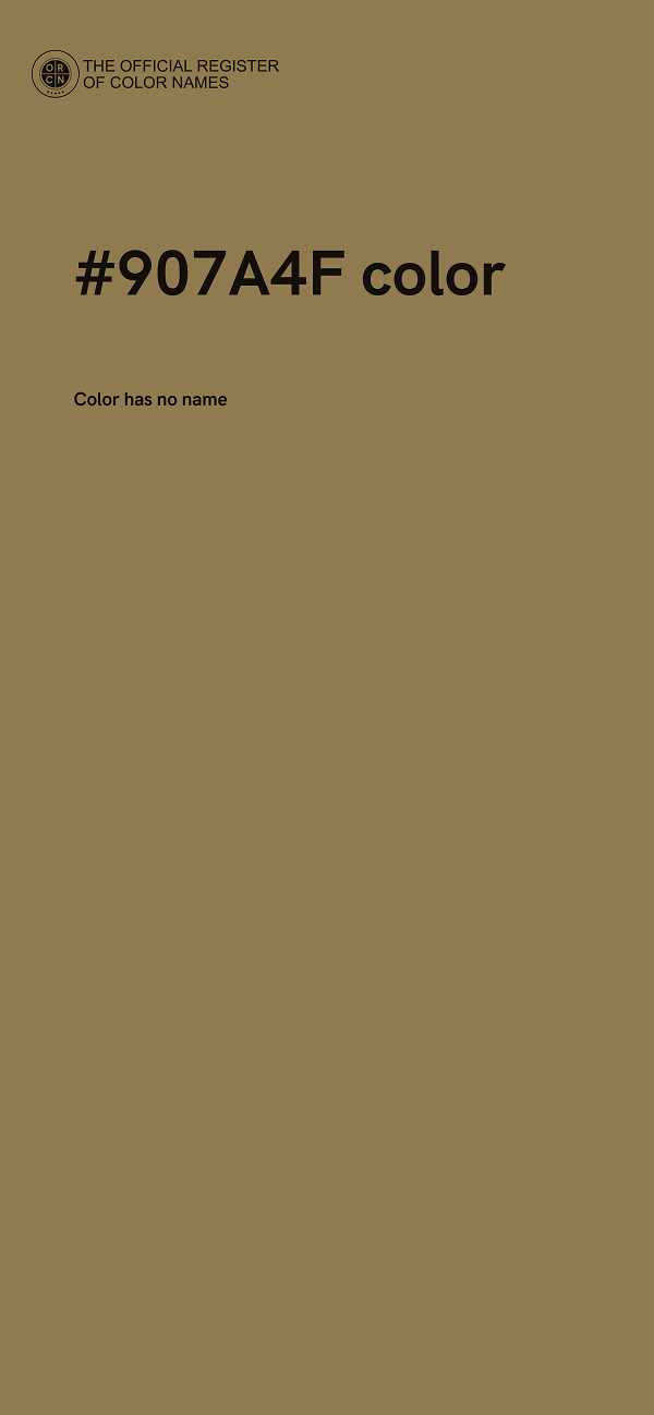 #907A4F color image