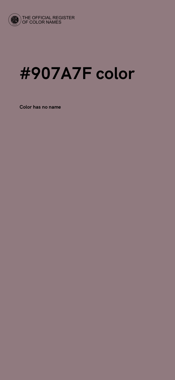#907A7F color image