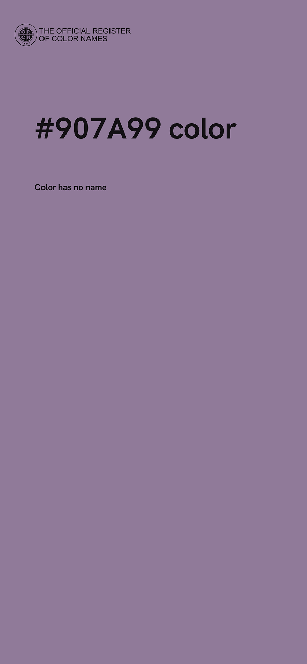 #907A99 color image