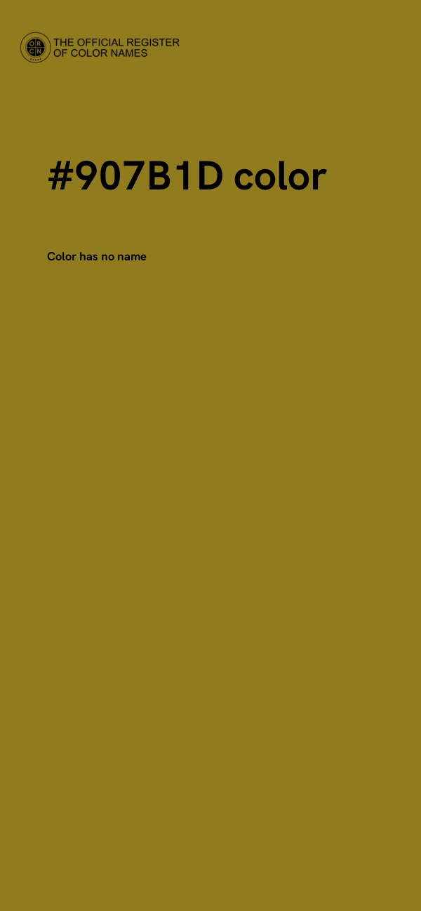 #907B1D color image
