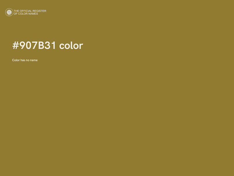 #907B31 color image