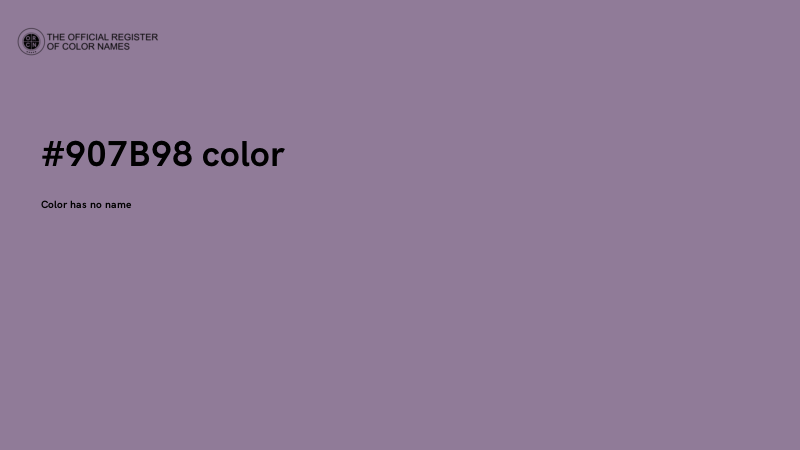 #907B98 color image