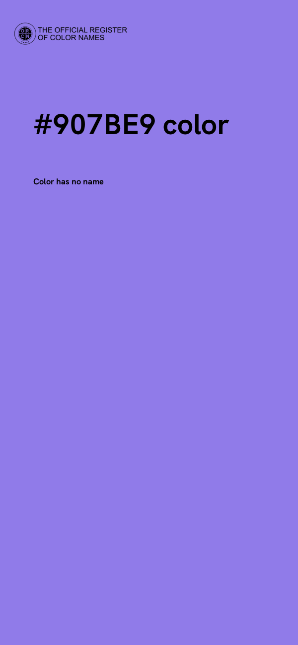 #907BE9 color image