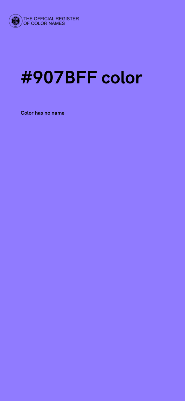 #907BFF color image