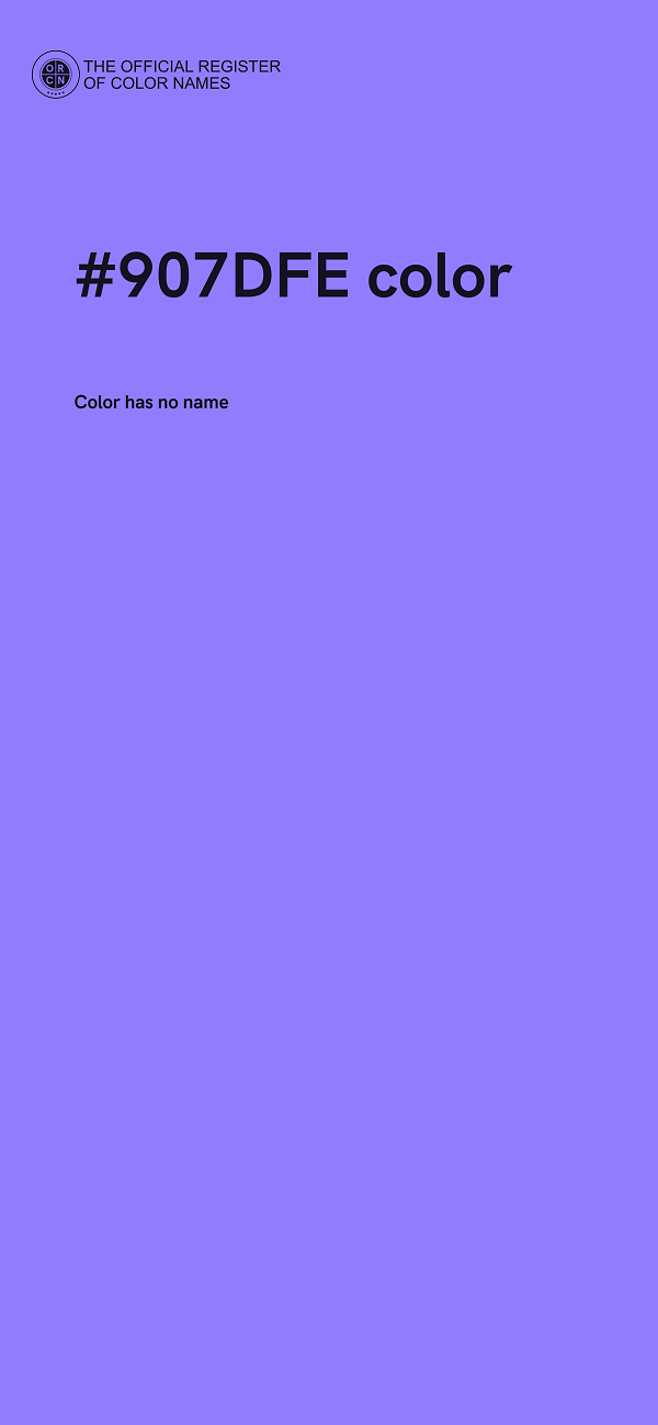#907DFE color image