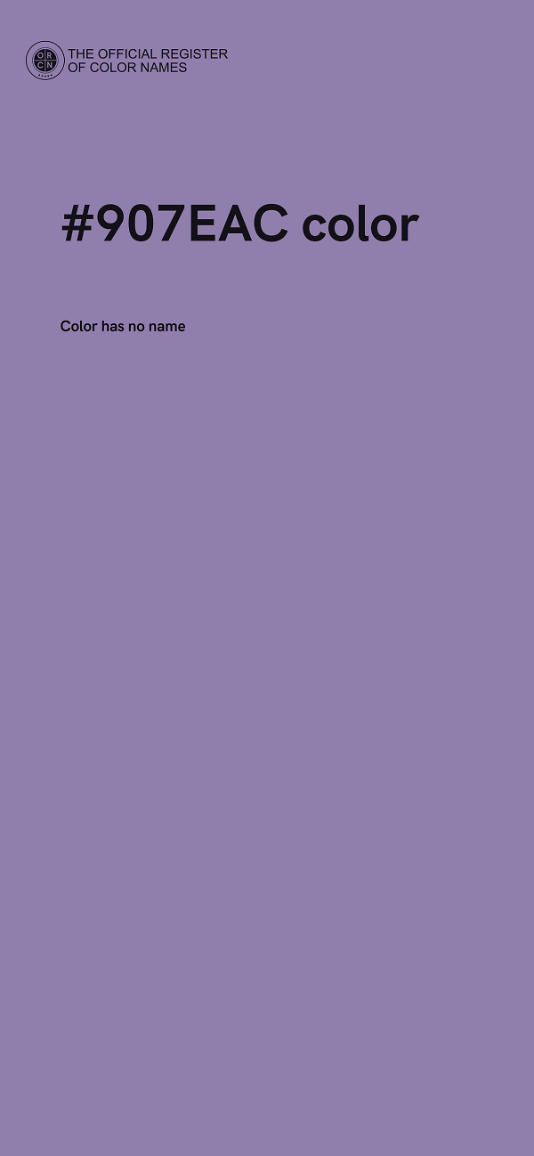 #907EAC color image