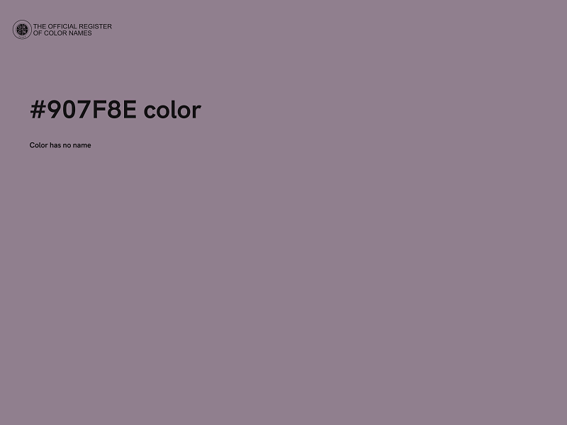 #907F8E color image