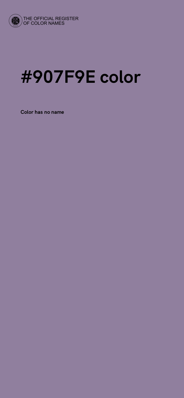 #907F9E color image