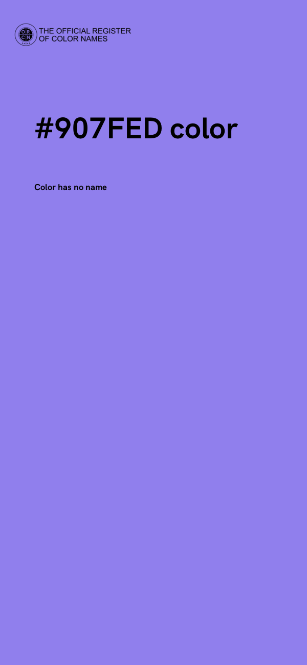#907FED color image