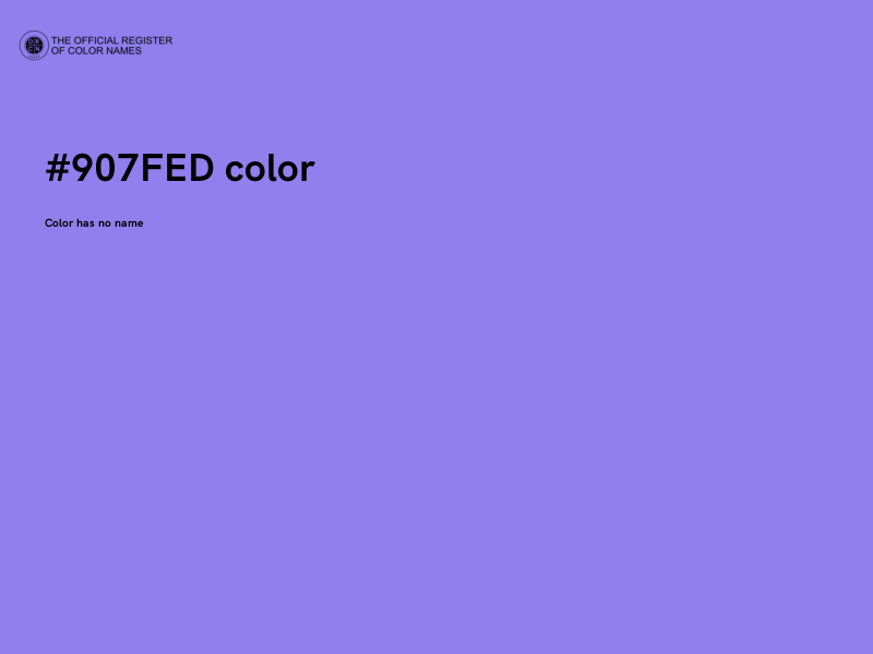 #907FED color image