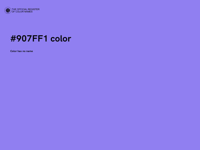 #907FF1 color image
