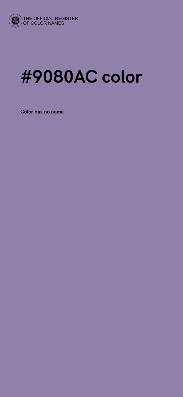 #9080AC color image