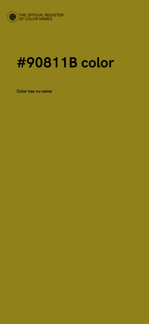 #90811B color image