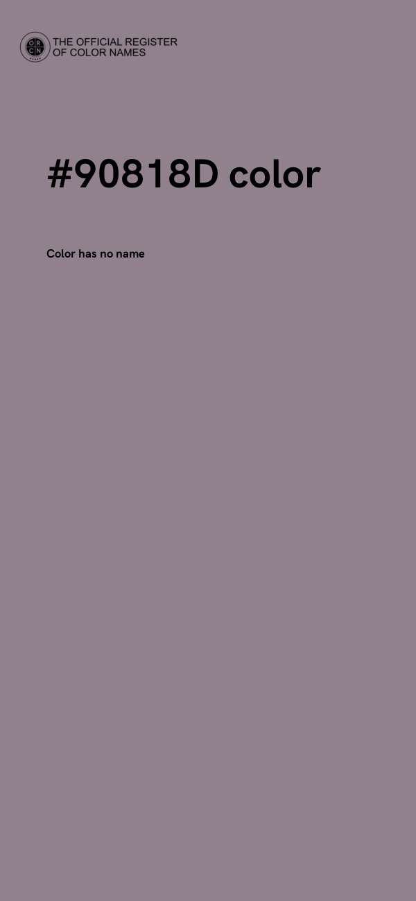 #90818D color image