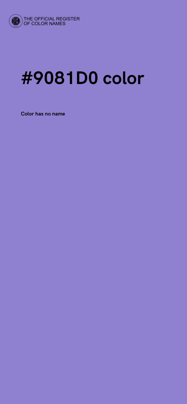 #9081D0 color image