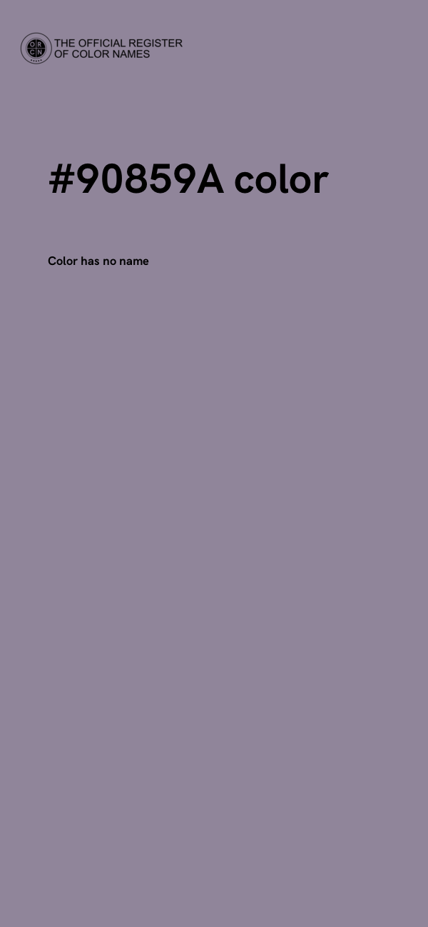 #90859A color image