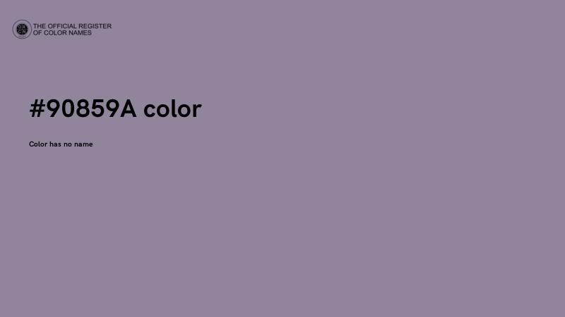 #90859A color image