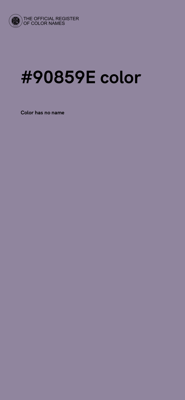 #90859E color image