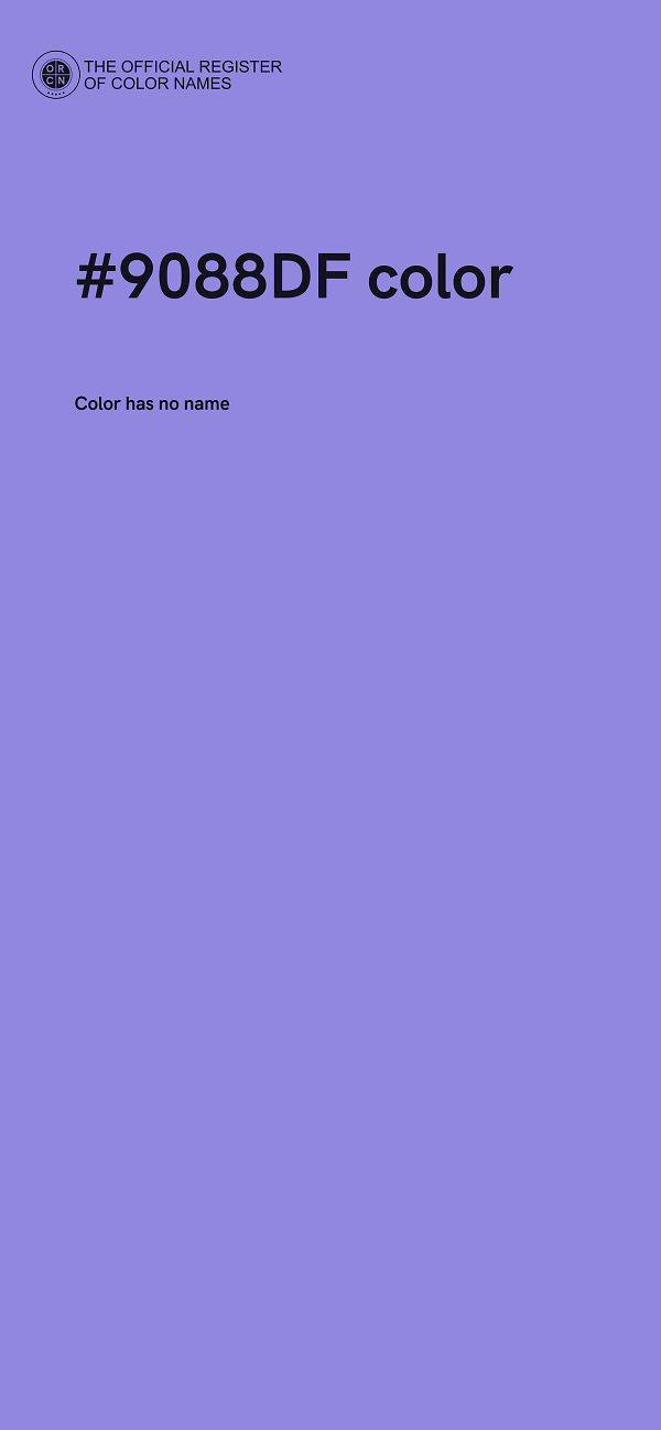 #9088DF color image