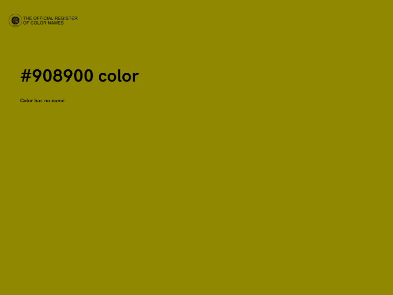 #908900 color image