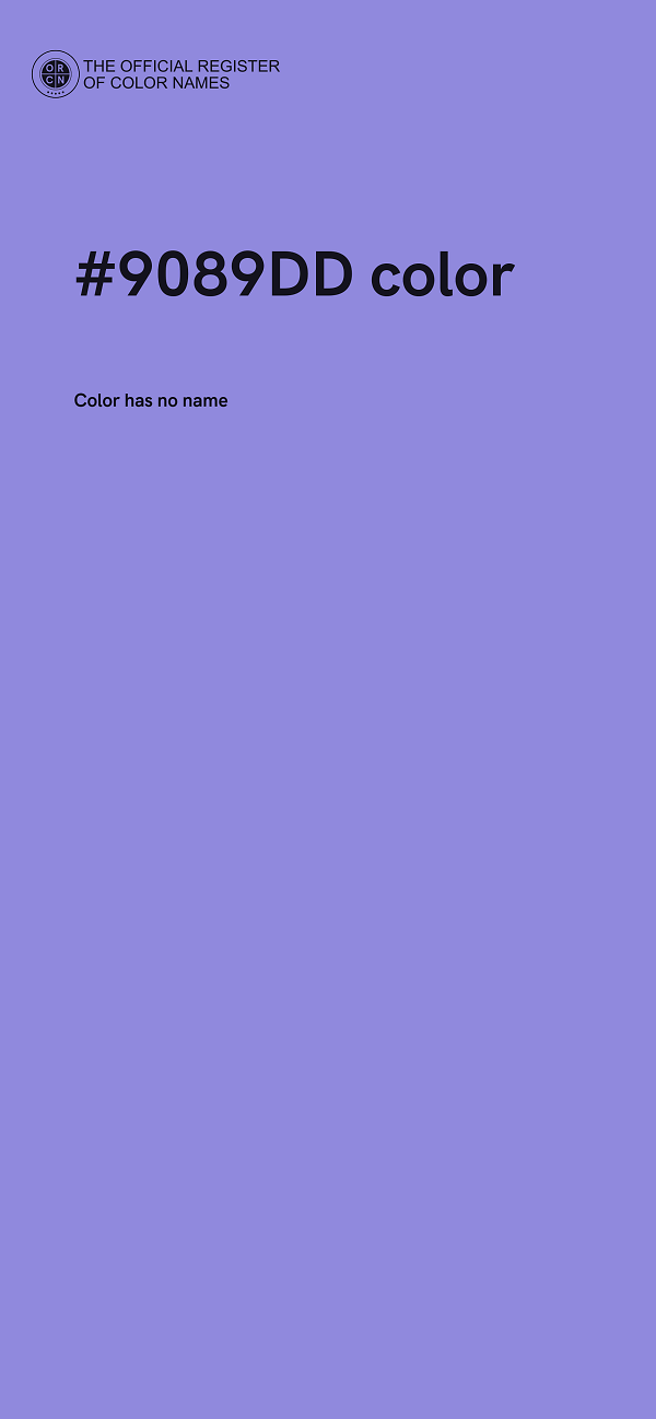 #9089DD color image
