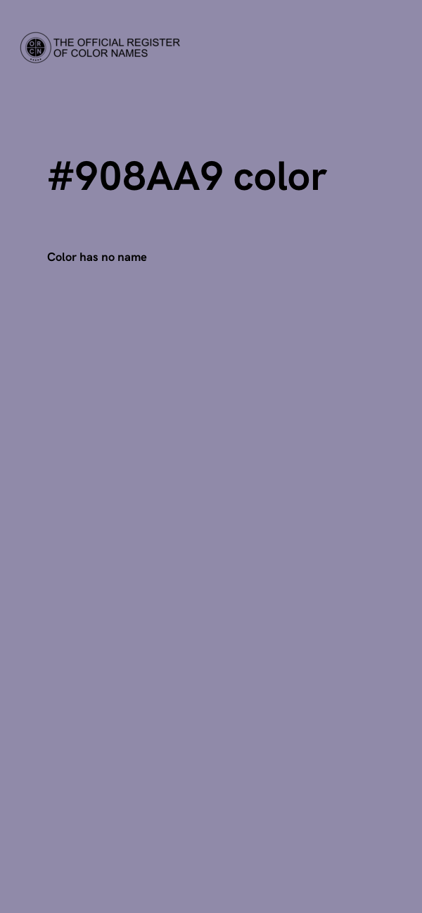#908AA9 color image