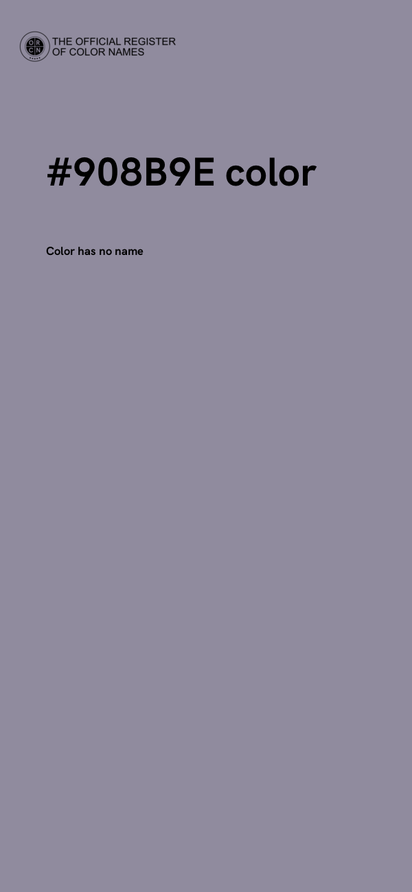 #908B9E color image