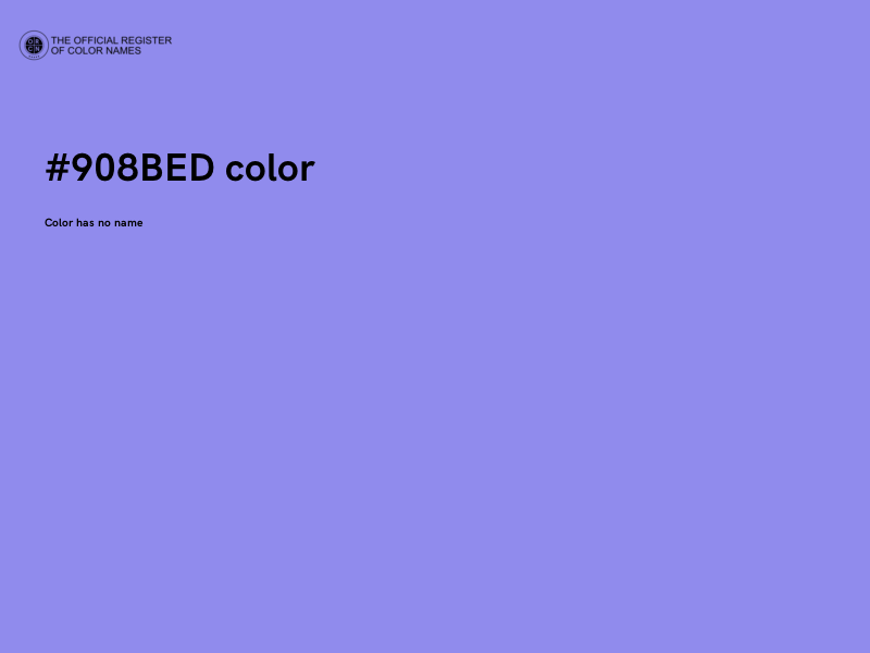 #908BED color image